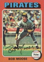 1975 Topps Mini #536 Bob Moose Baseball Card