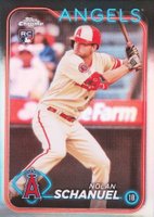 2024 Topps Chrome #274 Nolan Schanuel Refractor Baseball Card