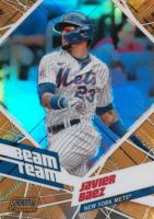 2021 Topps Stadium Club Chrome Beam Team #BTC24 Javier Baez Gold Refractor Baseball Card