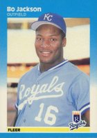 1987 Fleer Glossy #369 Bo Jackson Baseball Card