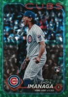 2024 Topps Update #US281 Shota Imanaga Green Crackle Foil Board Baseball Card