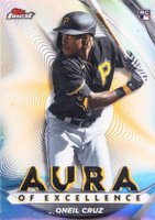 2022 Topps Finest Aura of Excellence #AEOC Oneil Cruz Baseball Card