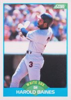 1989 Score #128 Harold Baines Baseball Card