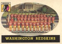 1958 Topps #27 Washington Redskins Football Card