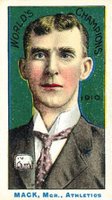 1911 Rochester Baking # Connie Mack Baseball Card