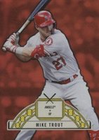 2018 Topps 582 Montgomery Club 1951 Ringside Set 4 #1 Mike Trout Baseball Card