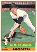 1976 Topps #157 Mike Caldwell Baseball Card
