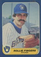 1986 Fleer #486 Rollie Fingers Baseball Card