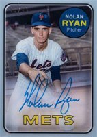 2017 Topps Clearly Authentic Rookie Reprint Autographs #NR Nolan Ryan Baseball Card