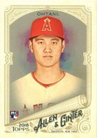 2018 Topps Allen & Ginter #100 Shohei Ohtani Silver Glossy Baseball Card