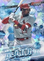 2022 Bowman's Best Elements of Excellence #EE17 Jordan Walker Atomic Refractor Baseball Card