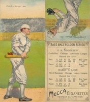 1911 Mecca Double Folders # Dougherty/Lord Baseball Card