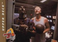 1994 Upper Deck Nothing But Net #9 Larry Bird/Michael Jordan Basketball Card