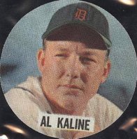 1961 Chemstrand Iron-On Patches # Al Kaline Baseball Card