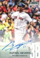 2018 Stadium Club Autographs #SCARD Rafael Devers Baseball Card