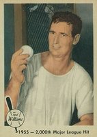 1959 Fleer Ted Williams #56 1955- 2,000th Major League Hit Baseball Card