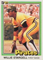 1981 Donruss #12 Willie Stargell Baseball Card