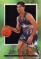 1996 Skybox E-X2000 #75 John Stockton Basketball Card