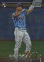 2022 Topps Stadium Club #100 Wander Franco Chrome Baseball Card