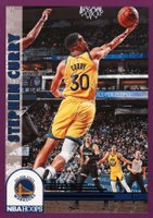 2022 Panini NBA Hoops #294 Stephen Curry Purple Basketball Card