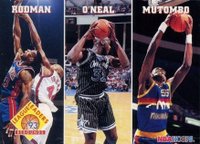 1993 Hoops #284 Rebounding Leaders Basketball Card