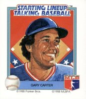 1988 Starting Line Up Talking Baseball Team Set # Gary Carter Baseball Card