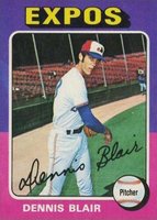 1975 Topps #521 Dennis Blair Baseball Card