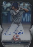 2023 Bowman Draft Chrome Prospect Autograph #CDARR Roc Riggio Black Baseball Card