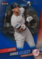 2019 Finest #51 Aaron Judge Blue Refractor Baseball Card