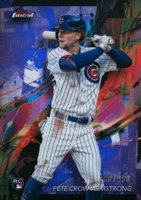 2024 Topps Finest #53 Pete Crow-Armstrong Purple Refractor Baseball Card