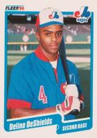 1990 Fleer Update #U-27 Delino DeShields Baseball Card