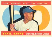 1960 Topps #560 Ernie Banks All-Star Baseball Card