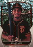 2023 Bowman Chrome Prospects #BCP222 Rayner Arias Speckle Refractor Baseball Card