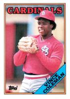 1988 Topps #260 Vince Coleman Baseball Card