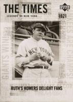 2001 Upper Deck Legends of NY #169 Babe Ruth Baseball Card