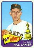 1965 Topps #118 Hal Lanier Baseball Card