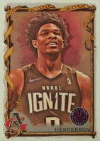 2023 Topps Allen & Ginter #265 Scoot Henderson Silver Portrait Hot Box Basketball Card