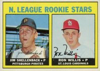 1967 Topps #592 N.L. Rookies Baseball Card