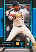 2024 Topps Museum Collection #53 Jackson Chourio Blue Topaz Baseball Card
