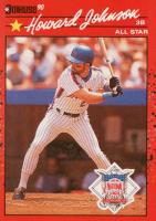 1990 Donruss #654 Howard Johnson All-Star Game Performance Baseball Card