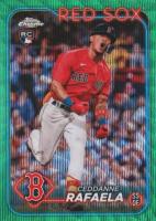 2024 Topps Chrome #118 Ceddanne Rafaela Green Wave Baseball Card