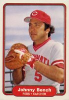 1982 Fleer #57 Johnny Bench Baseball Card