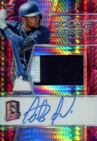 2019 Panini Chronicles Spectra Rookie Jersey Autograph #149 Fernando Tatis Jr. Neon Pink Baseball Card