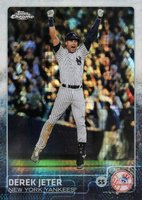 2015 Topps Chrome #1 Derek Jeter Prism Refractor Baseball Card