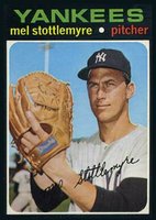1971 Topps #615 Mel Stottlemyre Baseball Card