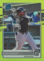 2020 Panini Donruss Optic #62 Luis Robert Lime Green Baseball Card