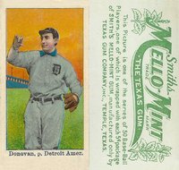 1910 Mello-Mint # Wild Bill Donovan Baseball Card
