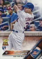 2016 Topps #232 Michael Conforto White Jersey Baseball Card