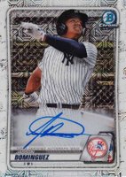 2020 Bowman Chrome Mega Box Autographs #BCMAJD Jasson Dominguez Baseball Card