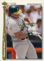 1992 Upper Deck Homerun Heroes #HR1 Jose Canseco Baseball Card